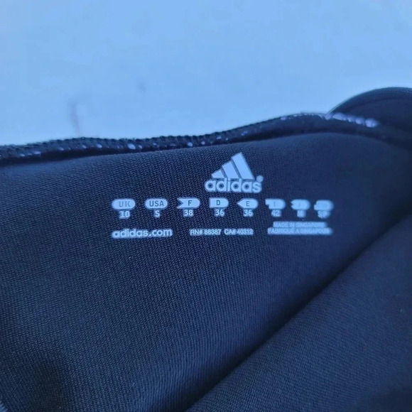 Adidas Leggings Womens Black Stretch Yoga Pants Athletic Compression Sz S - Picture 4 of 11